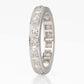 Art Deco Platinum Diamond Eternity Ring Size I 1/2 - Friar House