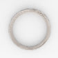 Art Deco Platinum Diamond Eternity Ring Size J 1/2 - Friar House