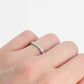 Art Deco Platinum Diamond Eternity Ring Size J 1/2 - Friar House