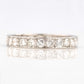 Art Deco Platinum Diamond Eternity Ring Size M - Friar House