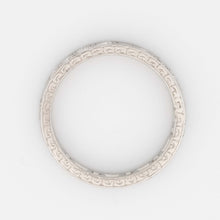 Art Deco Platinum Diamond Eternity Ring Size M - Friar House