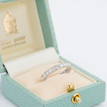 Art Deco Platinum Diamond Eternity Ring Size M - Friar House