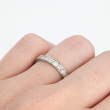 Art Deco Platinum Diamond Eternity Ring Size M - Friar House