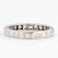 Art Deco Platinum Diamond Eternity Ring Size M - Friar House
