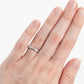 Art Deco Platinum Diamond Eternity Ring Size M - Friar House