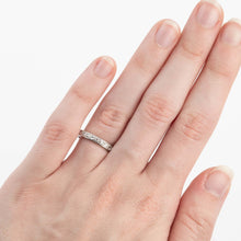 Art Deco Platinum Diamond Eternity Ring Size M - Friar House