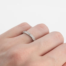 Art Deco Platinum Diamond Eternity Ring Size M - Friar House