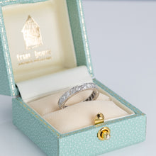 Art Deco Platinum Diamond Full Set Eternity Ring, Size K - Friar House