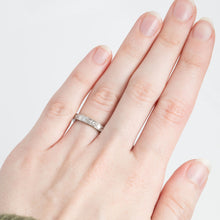 Art Deco Platinum Diamond Full Set Eternity Ring, Size K - Friar House
