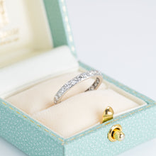 Art Deco Platinum Diamond Full Set Eternity Ring Size M 1/2 - Friar House