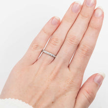 Art Deco Platinum Diamond Full Set Eternity Ring Size M 1/2 - Friar House