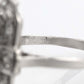 Art Deco Platinum Diamond Panel Ring - Friar House