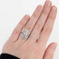 Art Deco Platinum Diamond Panel Ring - Friar House