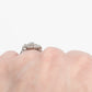 Art Deco Platinum Diamond Panel Ring - Friar House