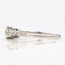 Art Deco Platinum Diamond Solitaire Engagement Ring - Friar House