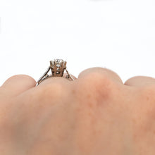 Art Deco Platinum Diamond Solitaire Engagement Ring - Friar House