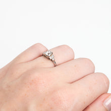 Art Deco Platinum Diamond Solitaire Ring - Friar House Antique Jewellery