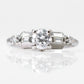 Art Deco Platinum Diamond Solitaire Ring - Friar House