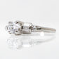 Art Deco Platinum Diamond Solitaire Ring - Friar House