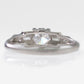 Art Deco Platinum Diamond Solitaire Ring - Friar House