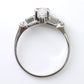 Art Deco Platinum Diamond Solitaire Ring - Friar House