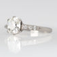 Art Deco Platinum Diamond Solitaire Ring - Friar House