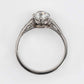 Art Deco Platinum Diamond Solitaire Ring - Friar House