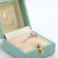 Art Deco Platinum Diamond Square Set Solitaire Ring-Friar House
