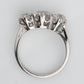 Art Deco Platinum Diamond Three Stone Ring - Friar House