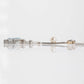 Art Deco Platinum Gold Aquamarine Diamond and Seed Pearl Pendant  - Friar House