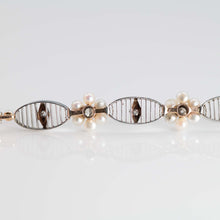 Art Deco Platinum Pearl and Diamond Bracelet - Friar House