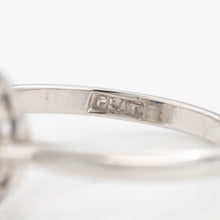 Art Deco Platinum Sapphire and Diamond Cluster Ring - Friar House