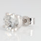 Contemporary 18ct White Gold 1 carat Diamond Stud Earrings - Friar House