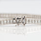 Contemporary 18ct White Gold 4.5 Carat Diamond Line Bracelet - Friar House