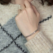 Contemporary 18ct White Gold 5 Carat Diamond Line Bracelet - Friar House 