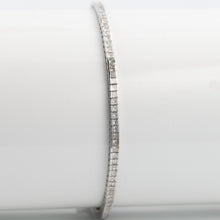 Contemporary 18ct White Gold 5 Carat Diamond Line Bracelet - Friar House