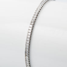 Contemporary 18ct White Gold 5 Carat Diamond Line Bracelet - Friar House