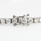 Contemporary 18ct White Gold 7 Carat Diamond Line Bracelet - Friar House