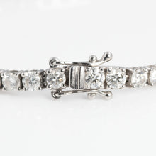 Contemporary 18ct White Gold 7 Carat Diamond Line Bracelet - Friar House