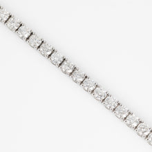 Contemporary 18ct White Gold 7 Carat Diamond Line Bracelet - Friar House