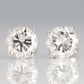Contemporary 18ct White Gold Diamond Stud Earrings - Friar House Antique Jewellery