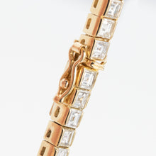 Contemporary 18ct Yellow Gold 8 Carat Diamond Line Bracelet - Friar House
