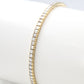 Contemporary 18ct Yellow Gold 8 Carat Diamond Line Bracelet - Friar House