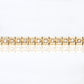 Contemporary 18ct Yellow Gold 8 Carat Diamond Line Bracelet - Friar House