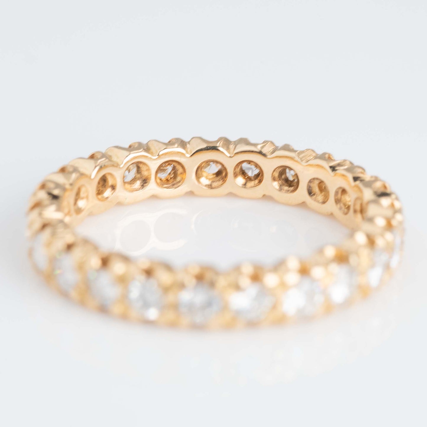 Contemporary 18ct Yellow Gold Diamond Eternity Ring - Friar House
