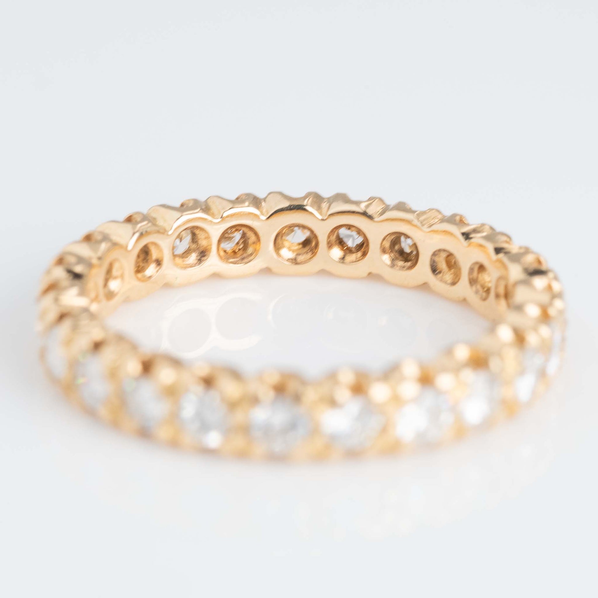 Contemporary 18ct Yellow Gold Diamond Eternity Ring - Friar House