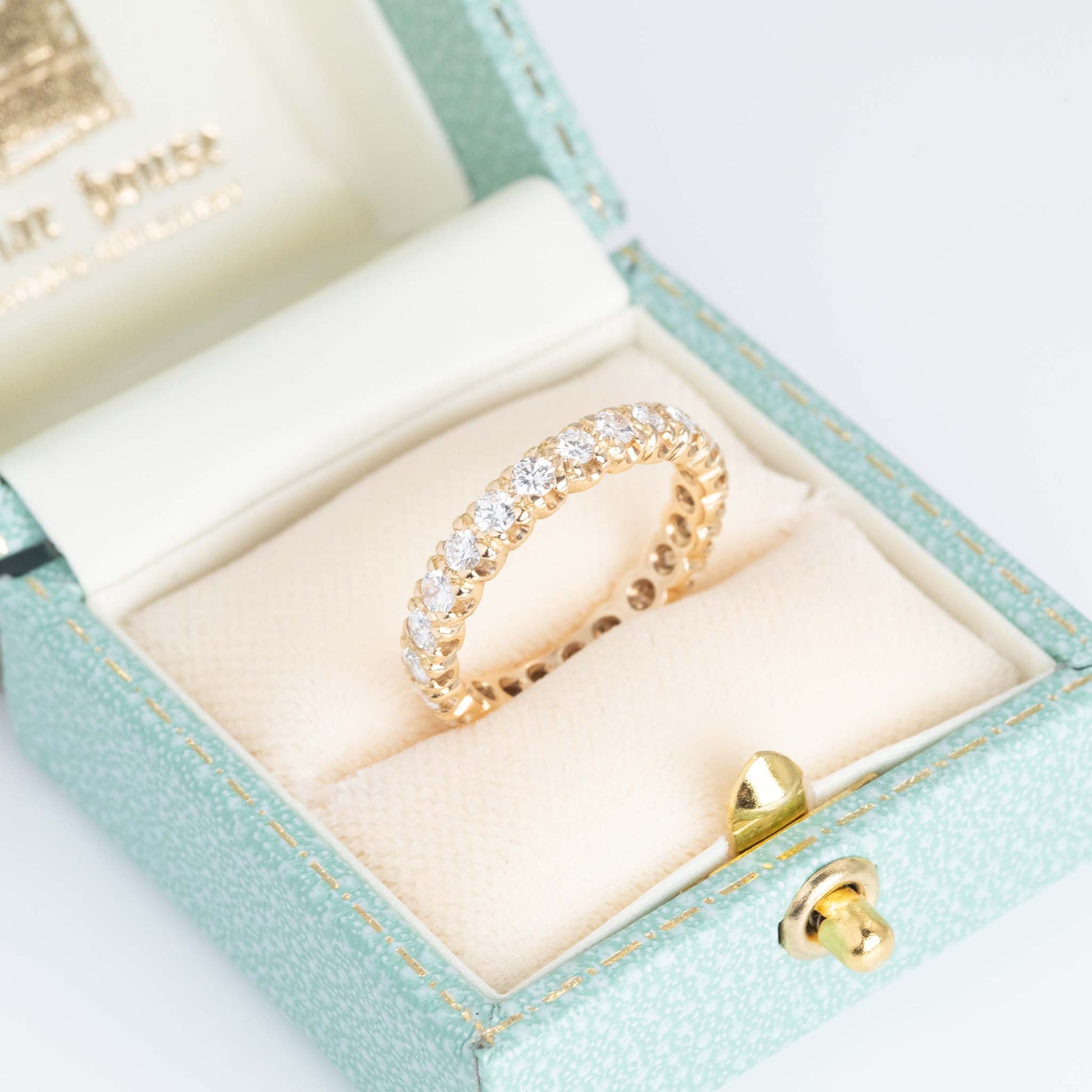 Contemporary 18ct Yellow Gold Diamond Eternity Ring - Friar House