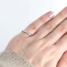 Contemporary Platinum Diamond Eternity Ring Size H 1/2 Baguette Cut - Friar House