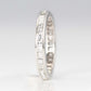 Contemporary Platinum Diamond Eternity Ring Size P 1/2 - Friar House