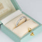 Contemporary Platinum Diamond Eternity Ring Size P 1/2 - Friar House
